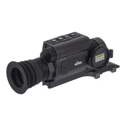 Тепловизионный прицел ATAK ET23-45 PRO - вид сзади слева, наглазник и логотип