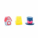 Игрушка-антистресс "ШЛЯПА, СЫР, ДОМИК" 6 см, ассорти 3 вида, дисплей, JOLLY JOT (ДЖОЛЛИ ДЖОТ), 665767