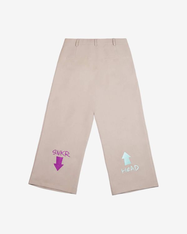 Брюки Soul Company Snkr Head Бежевые - фото 1
