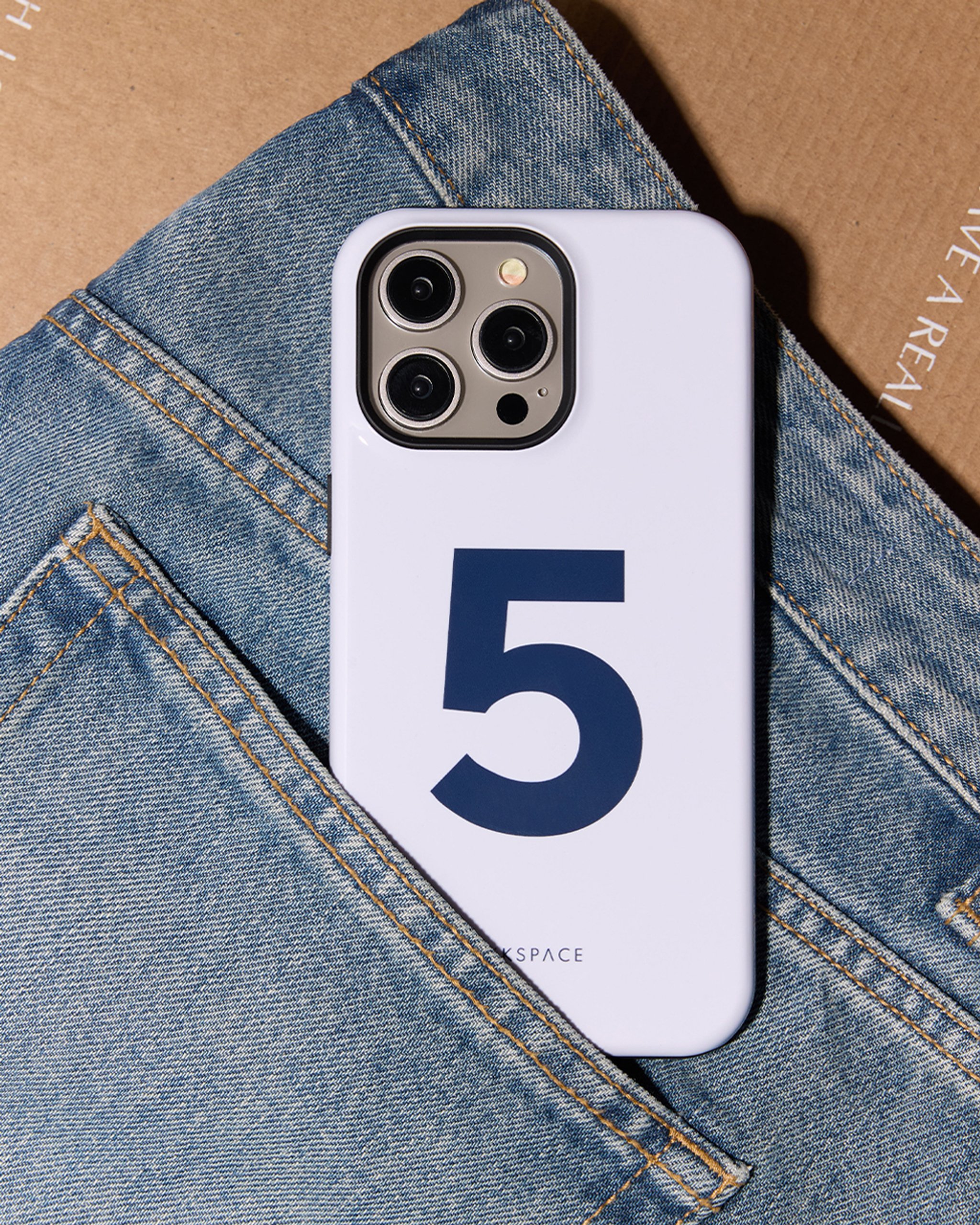 Чехол NUMBERS для iPhone | Синий