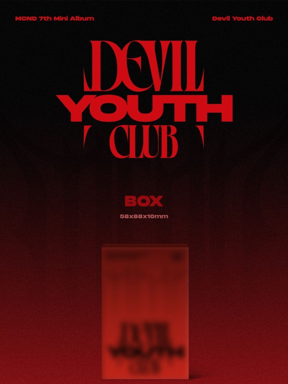 Альбом MCND - DEVIL YOUTH CLUB 7th Mini Album POCA BOX Version