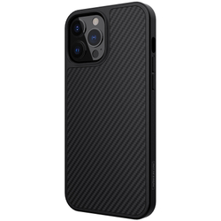 Чехол от Nillkin для смартфона iPhone 13 Pro, серия Synthetic Fiber (покрытие синтетический карбон)