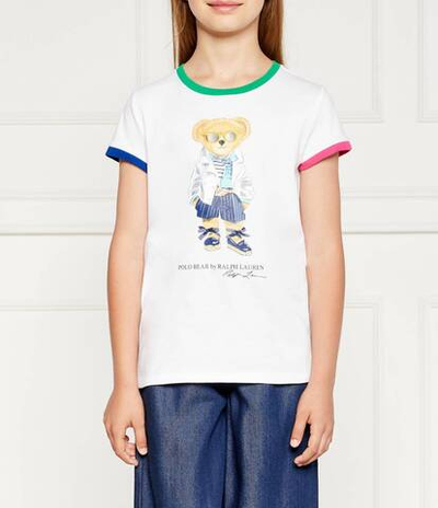 Футболка SSBEARCN-KNIT POLO RALPH LAUREN - белый(925999)