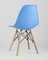 Стул Eames Style DSW голубой x4 (разборный каркас)