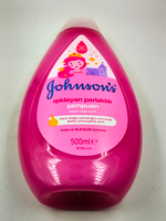 Johnsons Шампунь детский для блеска и шелковистости, с аргановым маслом, без SLS/SLES и мыла, 500 мл (Италия)