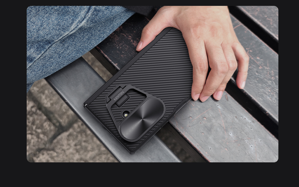 Чехол от Nillkin с металлической откидной крышкой для камеры на Samsung Galaxy Fold 7, серия CamShield Prop Case