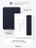 Чехол книжка для iPad Pro 11" (2,3,4 gen) Gurdini Milano Series Midnight Blue