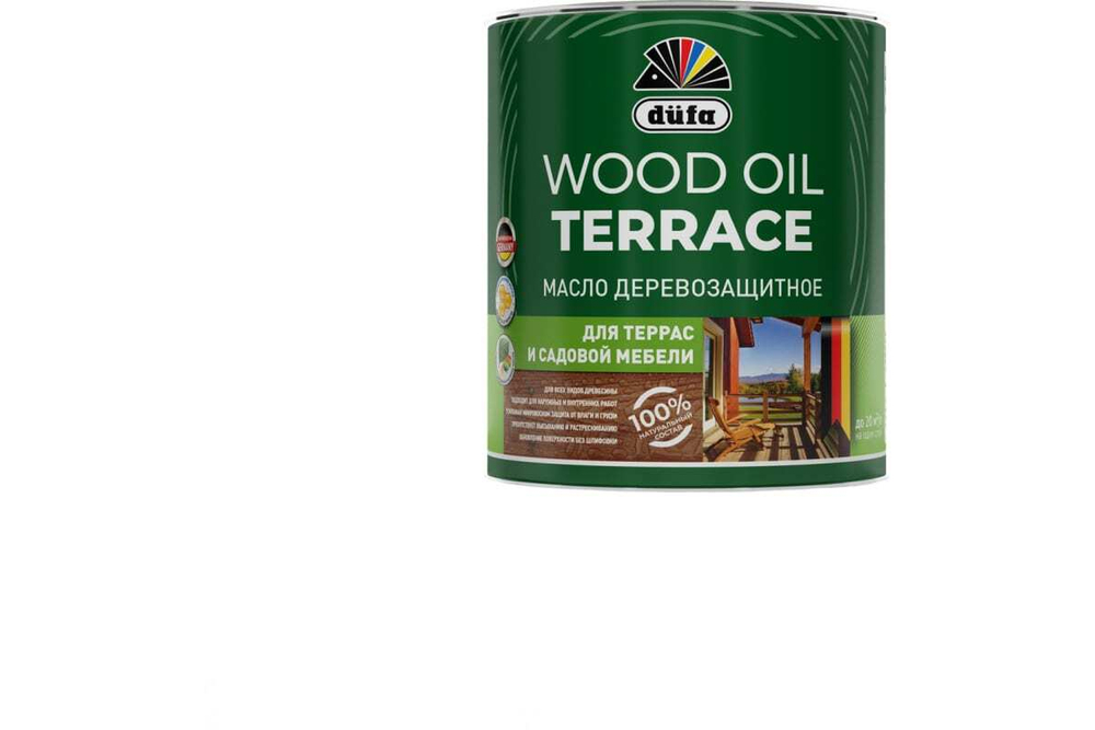 Масло деревозащитное для террас и садовой мебели Dufa Wood Oil Terrace лиственница