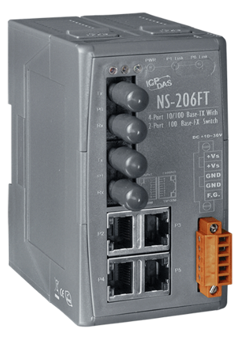 Коммутатор ICP DAS NS-206FT CR