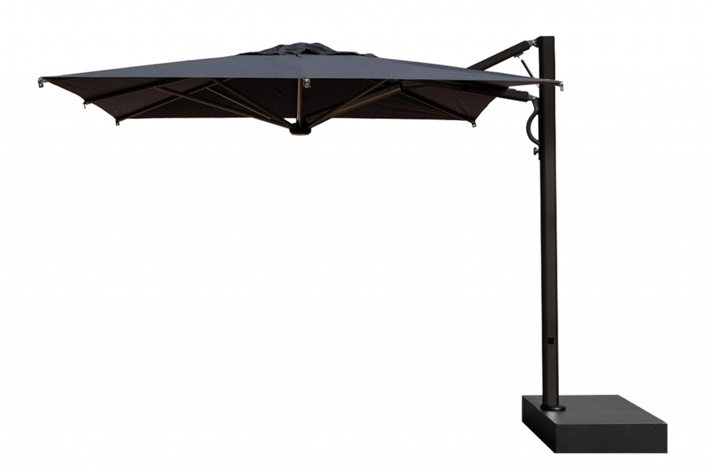Зонт профессиональный 2.9х2.9 м Scolaro Astro Carbon, черный