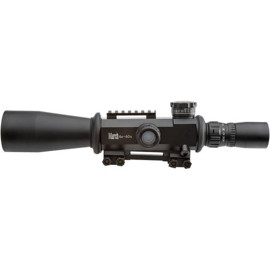 Оптический прицел March Genesis 6-60x56 FFP с подсветкой FML-MT, 0.05 Mil (D60V56GFIML)