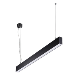 358880 OVER NT22 406 черный Светильник подвесной светодиодный (длина подвесов 1,2м) IP20 LED 4000K 30W вниз + 12W вверх 220V ITER