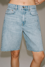 ДЖИНСОВЫЕ ШОРТЫ RELAXED СО СРЕДНЕЙ ПОСАДКОЙ — ZW COLLECTION — ZARA