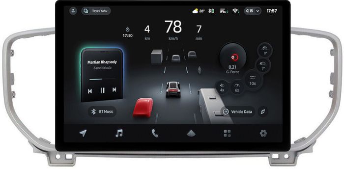 Магнитола для KIA Sportage 4 2018-2022 - Teyes CC4-PRO монитор 13" 2K QLED на Android 13, Быстрейшая, Snapdragon 778G, ИИ, CarPlay, DSP, 4G SIM-слот