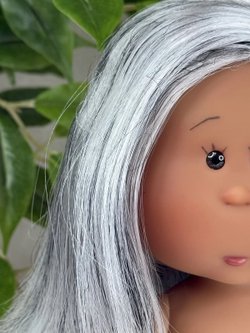 Кукла для девочки виниловая 23см Маленькая Мия Латина без одежды (3199WL12)