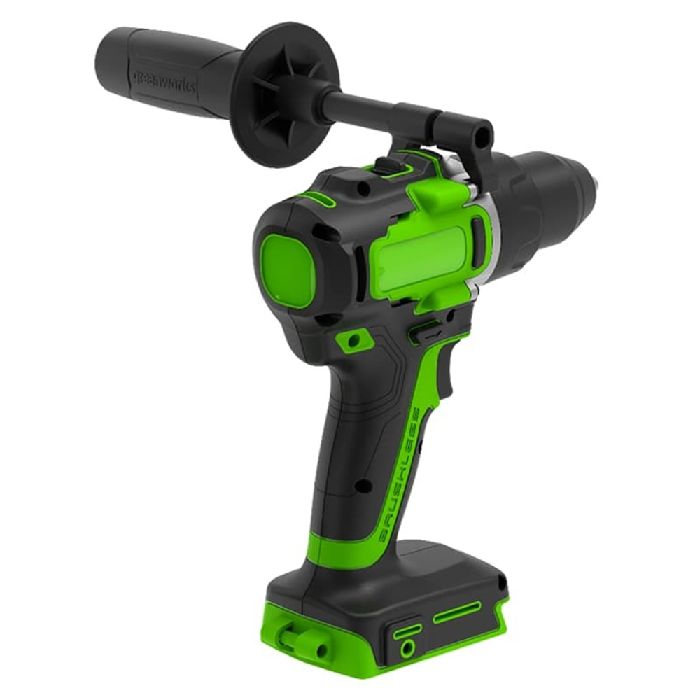 Дрель-шуруповерт аккумуляторная Greenworks Арт. 3707507, 24V, 90 Нм, бесщеточная