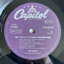 Винтажная виниловая пластинка LP The Knack, But The Little Girls Understand (Германия 1980)