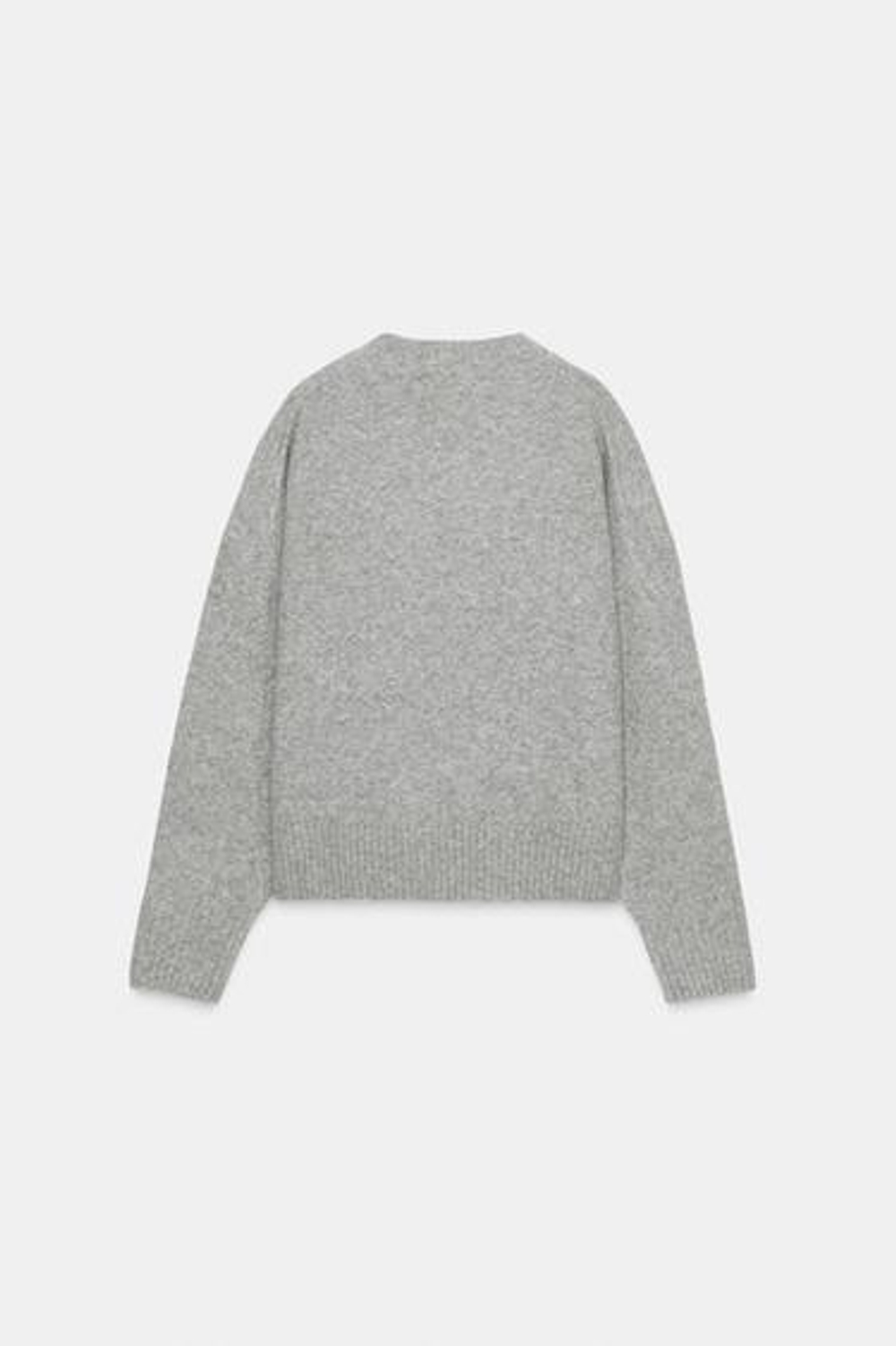 Мягкий трикотажный свитер - ZARA
