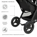 Прогулочная коляска Sweet Baby Egoista Black (Air)