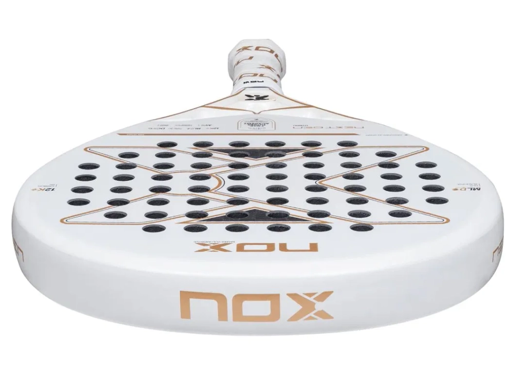 Ракетка для Padel NOX Nextgen Pro Hybrid 12K NFA Series 2026 - white