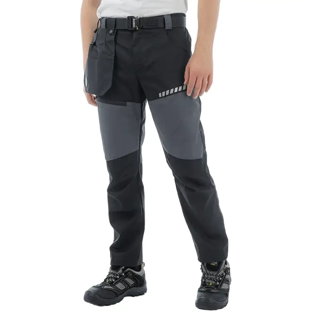 Брюки KS334, серый/черный (52) Brodeks KS334GREY52