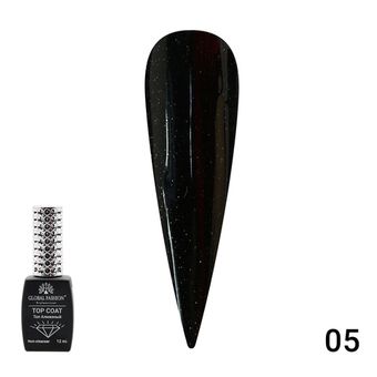 Топ с глиттером Galaxy Top Coat 05, 12 мл
