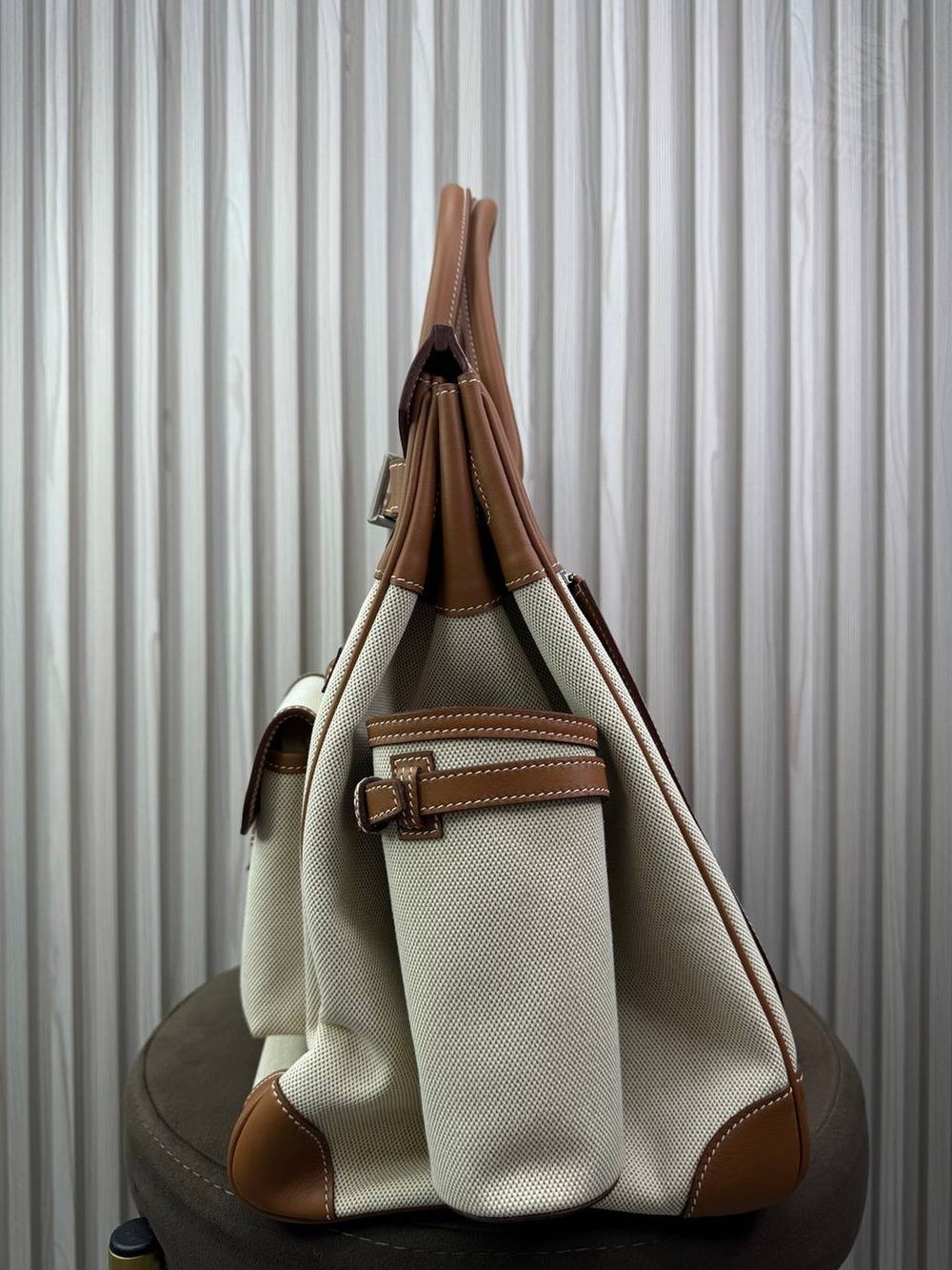 Дорожная сумка Hermes HAC Birkin 40 Cargo Toile