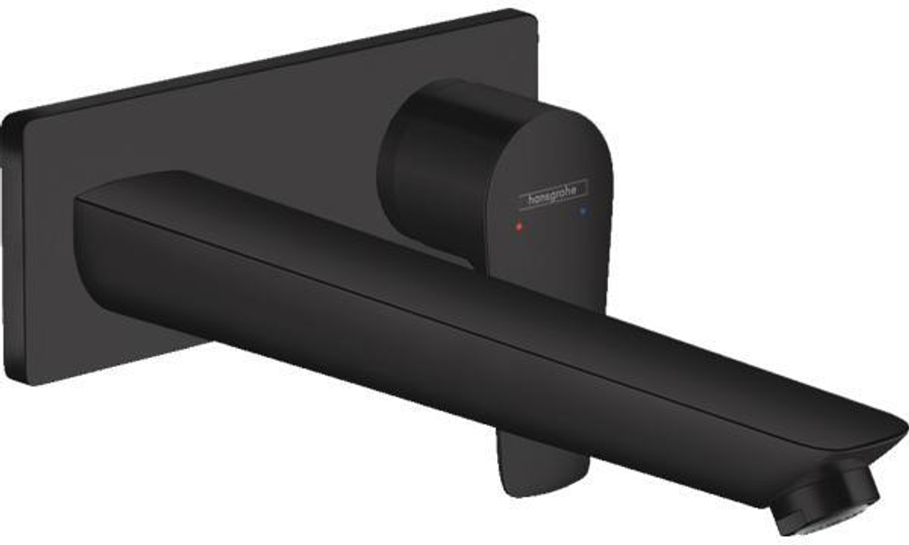 Смеситель для раковины Hansgrohe Talis E однорычажный, СМ, 225 матовый чёрный 71734670