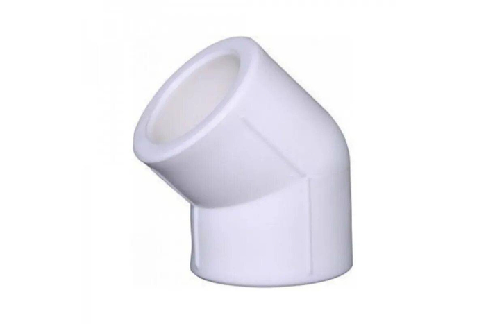 Угольник PP-R 45град. DN20 Aqualink, 03459 *50/500 1711 8.07