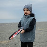 Жилет стеганый на молнии "Графит"