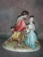 Статуэтка. Фарфор. Психея и Эрос. Capodimonte. Италия