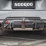 Карбоновый диффузор со стоп-сигналом для BMW 2 серии G42 2021-2024 БМВ обвес