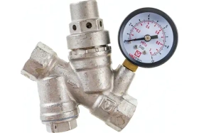 Редуктор давления с фильтром и манометром (2-5 бар; 1/2") Valtec VT.082.N.04