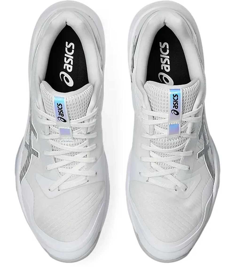 Женские кроссовки для бадминтона/сквоша Asics Sky Elite FF 3 - white/pure silver