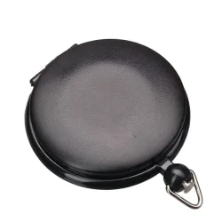 Компас KD351 с откидной крышкой, вид сверху, закрытая крышка, черный цвет