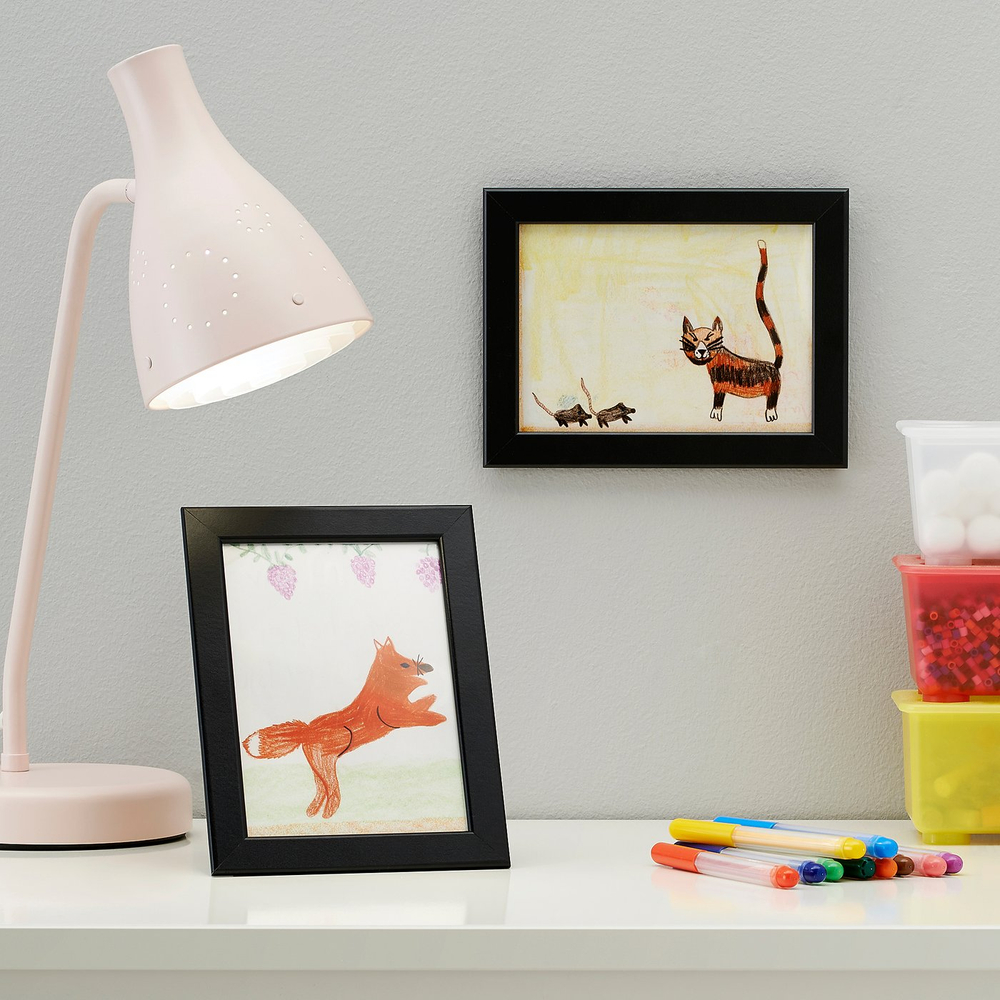 IKEA FISKBO  (ИКЕА ФИСКБО)  -  Рамка - черная 13х18 см