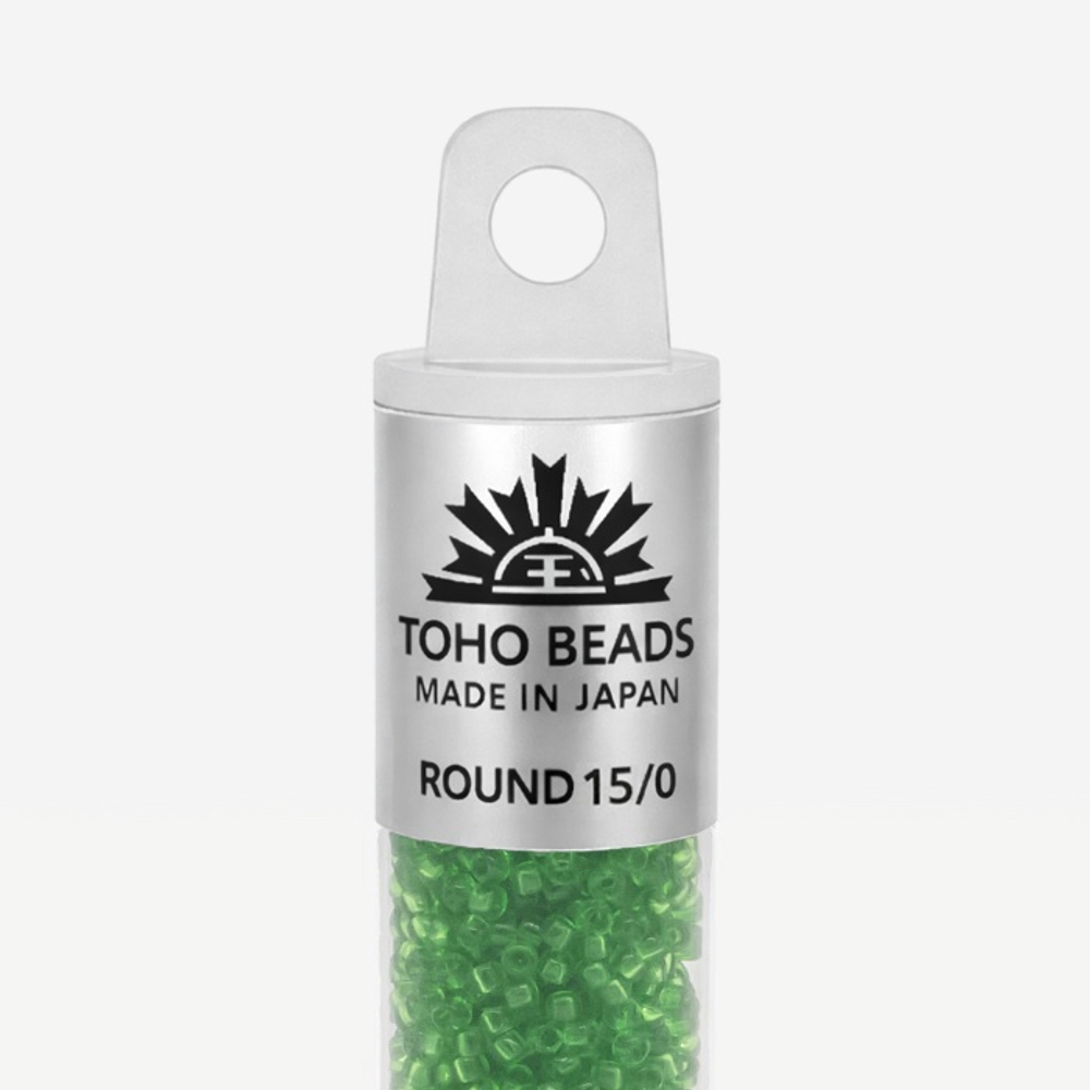 Японский бисер TOHO Round 15/0 (№7), прозрачный