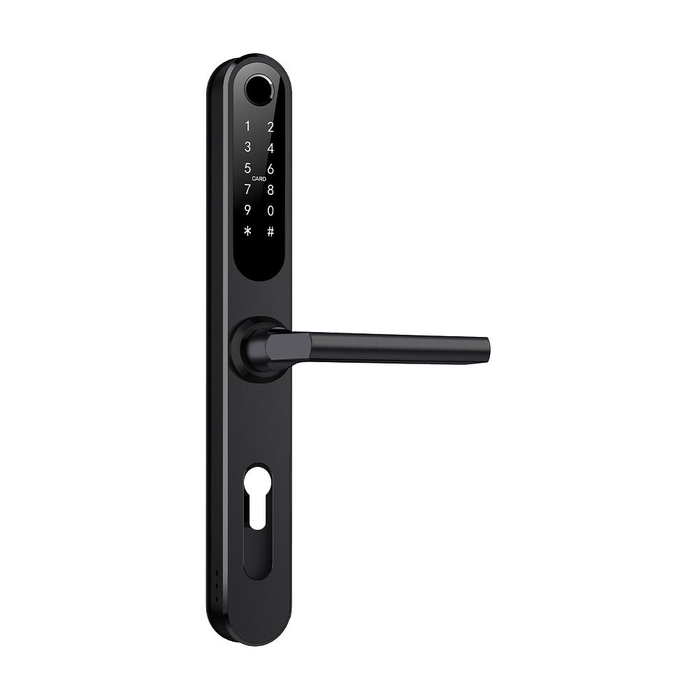 Накладки электронного замка Home Slim Black 4238 (врезной механизм отдельно)