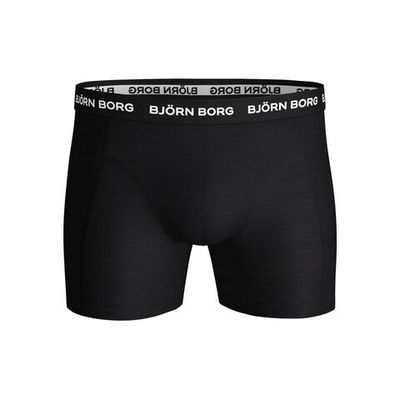 Björn Borg Solid Sammy Boxer Shorts 5 Pack Men - Black, White