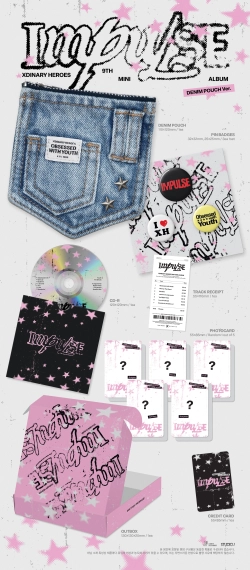 Альбом Xdinary Heroes - IMPULSE [DENIM POUCH Ver.]