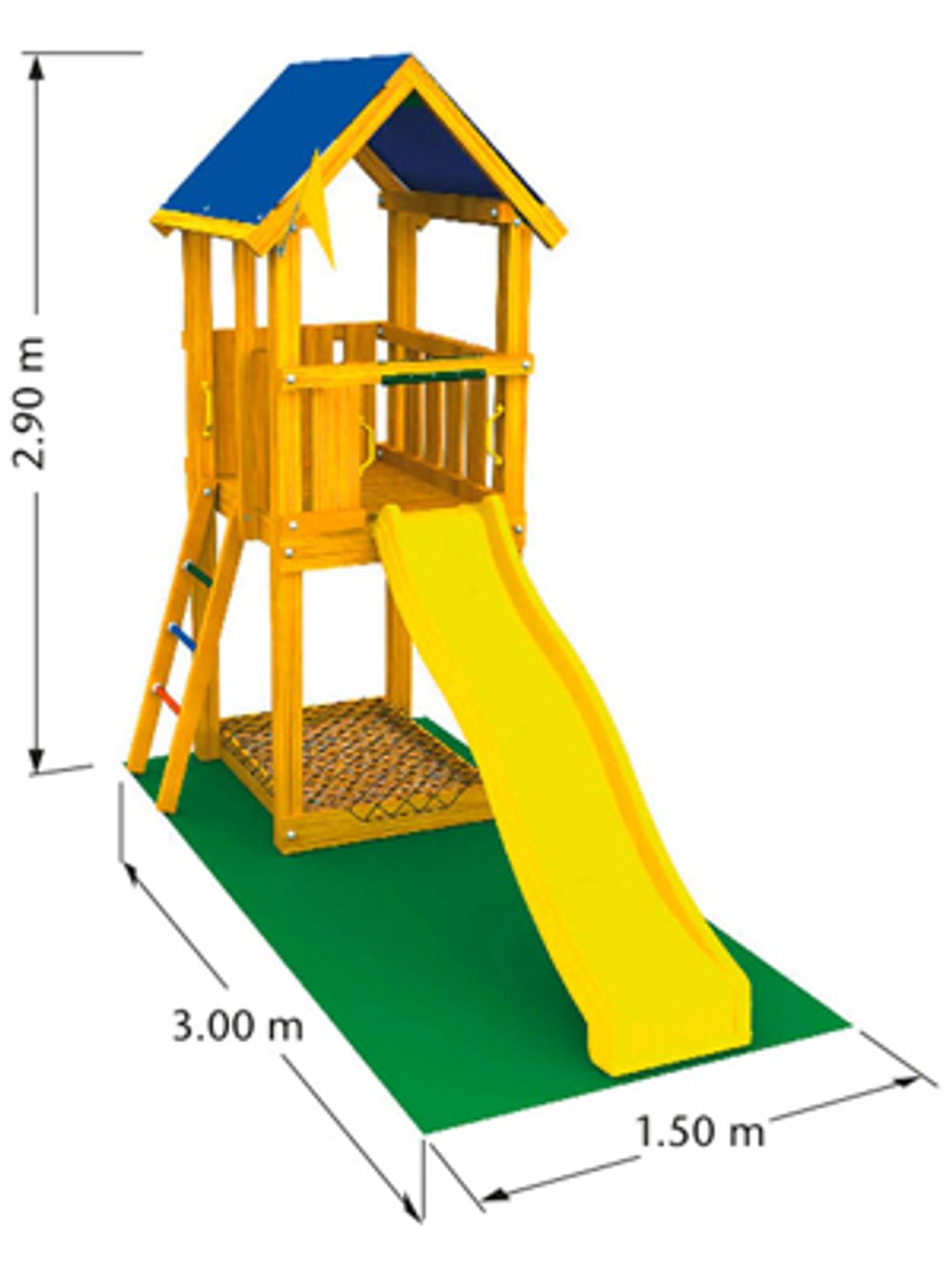 Детский городок Jungle Castle + Climb Module Xtra