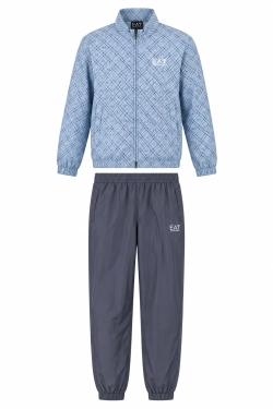Теннисный костюм EA7 Man Woven - optical blue/china