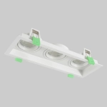 Светильник встроенный Crystal Lux CLT 068C3 WH 1400/289