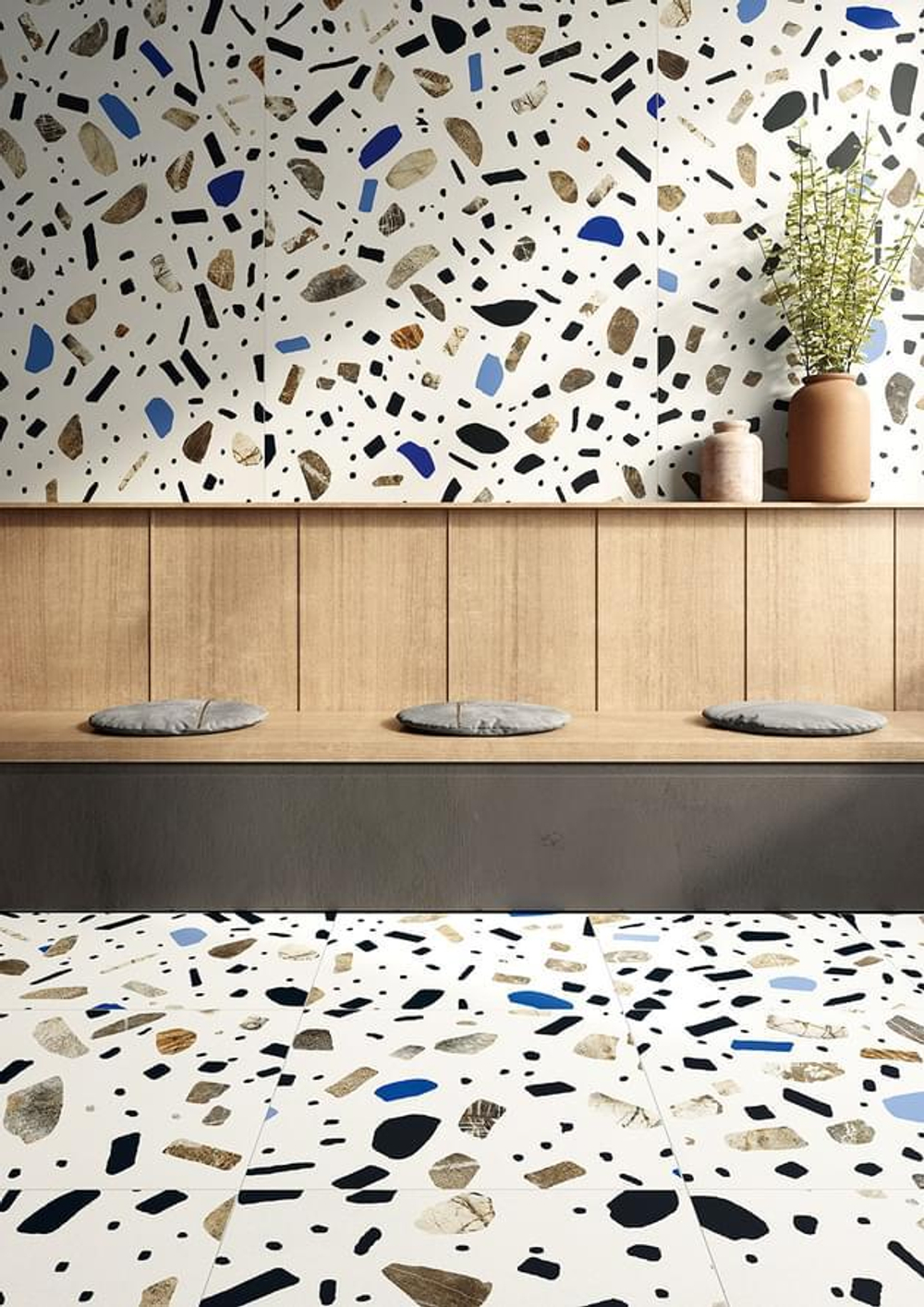 Fioranese Ceramica Ghiaia Maxi Bianco Nat 60x60