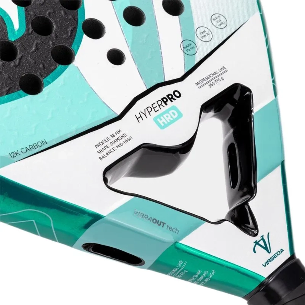 Ракетка для падел тенниса Joma Hyper Pro HRD Vero Viseda - green/white