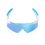 Спортивные очки 100% AEROCRAFT Matte White - HiPER Blue Mirror Lens