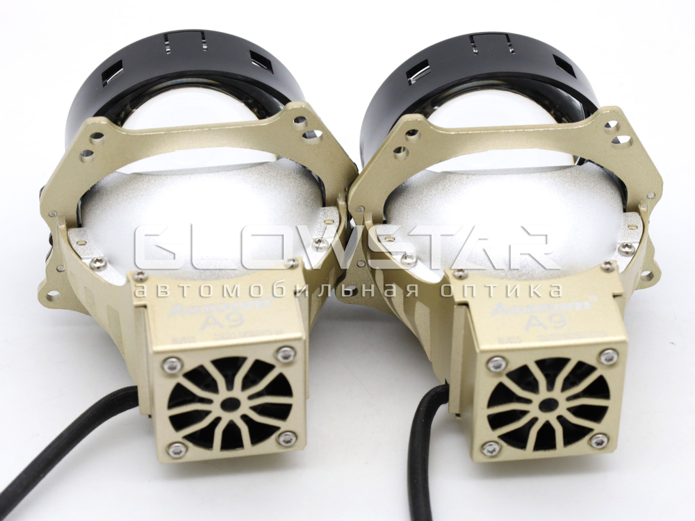 Билед модули Aozoom A9 Original Восходящее солнце 3.0 дюйма, 2 чипа, 5500K, 12V, 50W/58W, крепление 3R (комплект, 2шт)