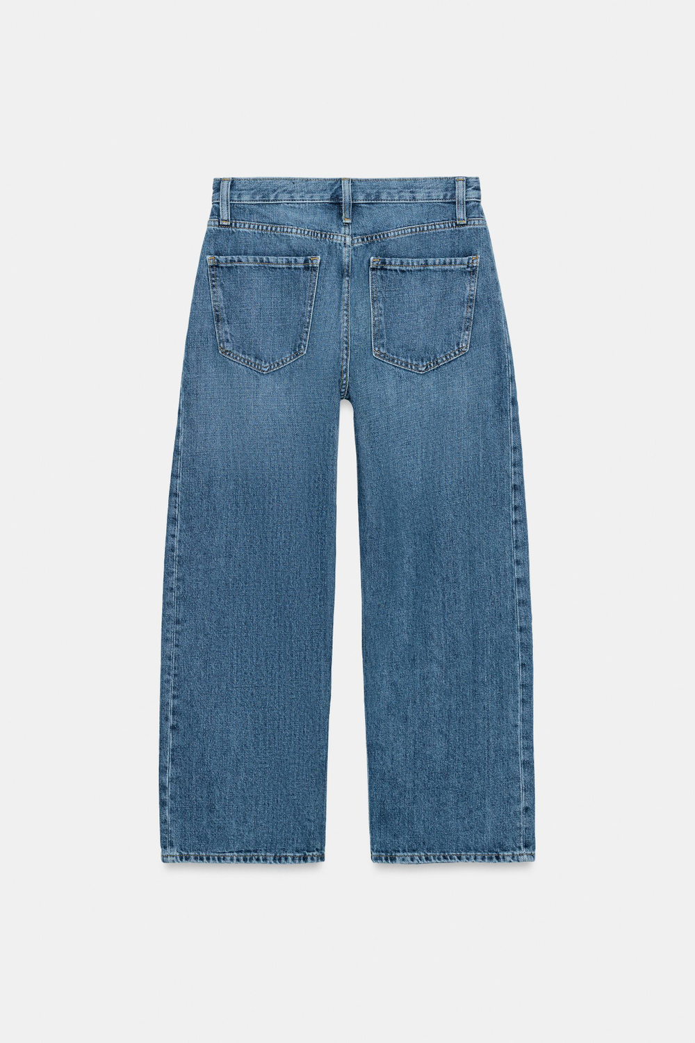 ДЖИНСЫ ZW COLLECTION ANKLE RELAXED СО СРЕДНЕЙ ПОСАДКОЙ — ZARA