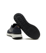 Кожаные кроссовки jace_runn_lmme BOSS BLACK - темно-синий(50517307)