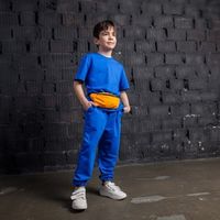 Джоггеры "Bb team blue" подростковые